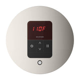 iTempo Steam Shower Control and Aroma Designer SteamHead in Round Brushed Bronze