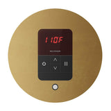 iTempo Steam Shower Control and Aroma Designer SteamHead in Round Brushed Bronze