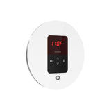 iTempo Steam Shower Control and Aroma Designer SteamHead in Round Brushed Bronze