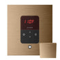 Mr. Steam - iTempo Steam Shower Control and Aroma Designer SteamHead in Square Brushed Bronze - Brushed Bronze