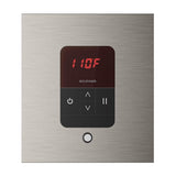 iTempo Steam Shower Control and Aroma Designer SteamHead in Square Brushed Bronze