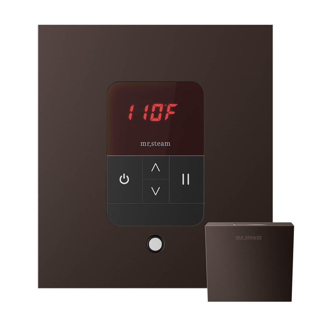 Mr. Steam - iTempo Steam Shower Control and Aroma Designer SteamHead in Square Oil Rubbed Bronze - Oil Rubbed Bronze