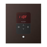 iTempo Steam Shower Control and Aroma Designer SteamHead in Square Brushed Bronze