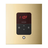 iTempo Steam Shower Control and Aroma Designer SteamHead in Square Brushed Bronze