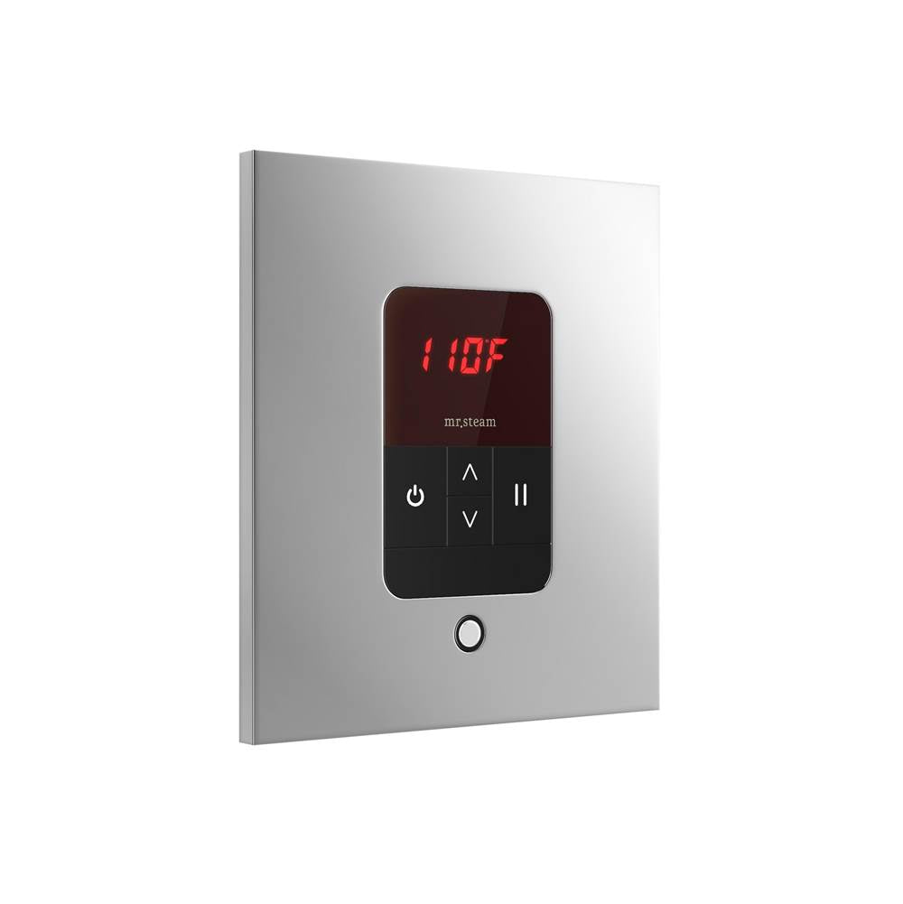 iTempo Steam Shower Control and Aroma Designer SteamHead in Square Brushed Bronze