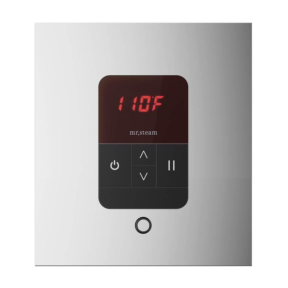 iTempo Steam Shower Control and Aroma Designer SteamHead in Square Brushed Bronze