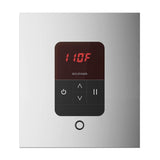 iTempo Steam Shower Control and Aroma Designer SteamHead in Square Brushed Bronze