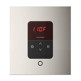 iTempo Steam Shower Control and Aroma Designer SteamHead in Square Brushed Bronze