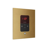 iTempo Steam Shower Control and Aroma Designer SteamHead in Square Brushed Bronze