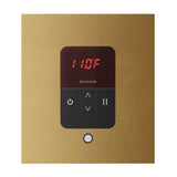 iTempo Steam Shower Control and Aroma Designer SteamHead in Square Brushed Bronze