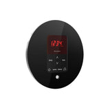 iTempoPlus Steam Shower Control and Aroma Designer SteamHead in Round Brushed Bronze