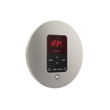 iTempoPlus Steam Shower Control and Aroma Designer SteamHead in Round Brushed Bronze