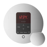 Mr. Steam - iTempoPlus Steam Shower Control and Aroma Designer SteamHead in Round Polished Chrome - Polished Chrome