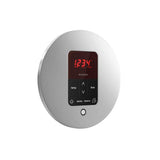 iTempoPlus Steam Shower Control and Aroma Designer SteamHead in Round Brushed Bronze