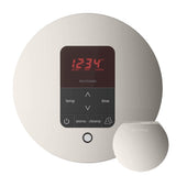 Mr. Steam - iTempoPlus Steam Shower Control and Aroma Designer SteamHead in Round Polished Nickel - Polished Nickel