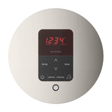 iTempoPlus Steam Shower Control and Aroma Designer SteamHead in Round Brushed Bronze