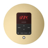 iTempoPlus Steam Shower Control and Aroma Designer SteamHead in Round Brushed Bronze