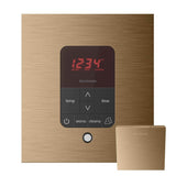 Mr. Steam - iTempoPlus Steam Shower Control and Aroma Designer SteamHead in Square Brushed Bronze - Brushed Bronze