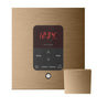 Mr. Steam - iTempoPlus Steam Shower Control and Aroma Designer SteamHead in Square Brushed Bronze - Brushed Bronze