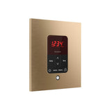 iTempoPlus Steam Shower Control and Aroma Designer SteamHead in Square Brushed Bronze
