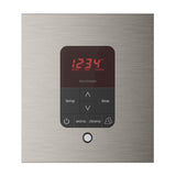 iTempoPlus Steam Shower Control and Aroma Designer SteamHead in Square Brushed Bronze