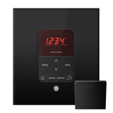 Mr. Steam - iTempoPlus Steam Shower Control and Aroma Designer SteamHead in Square Matte Black - Matte Black