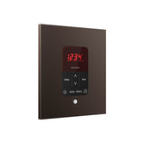 iTempoPlus Steam Shower Control and Aroma Designer SteamHead in Square Brushed Bronze