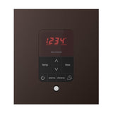 iTempoPlus Steam Shower Control and Aroma Designer SteamHead in Square Brushed Bronze