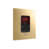 iTempoPlus Steam Shower Control and Aroma Designer SteamHead in Square Brushed Bronze