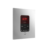 iTempoPlus Steam Shower Control and Aroma Designer SteamHead in Square Brushed Bronze