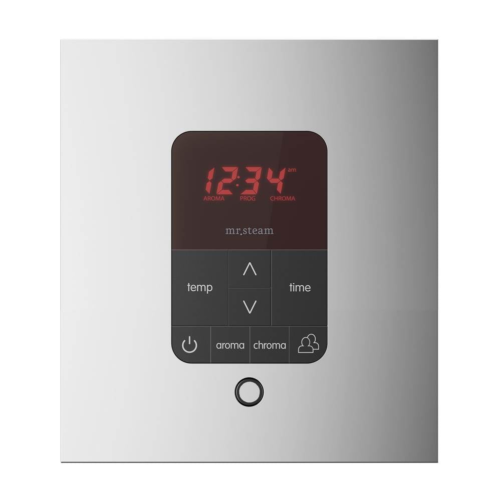 iTempoPlus Steam Shower Control and Aroma Designer SteamHead in Square Brushed Bronze