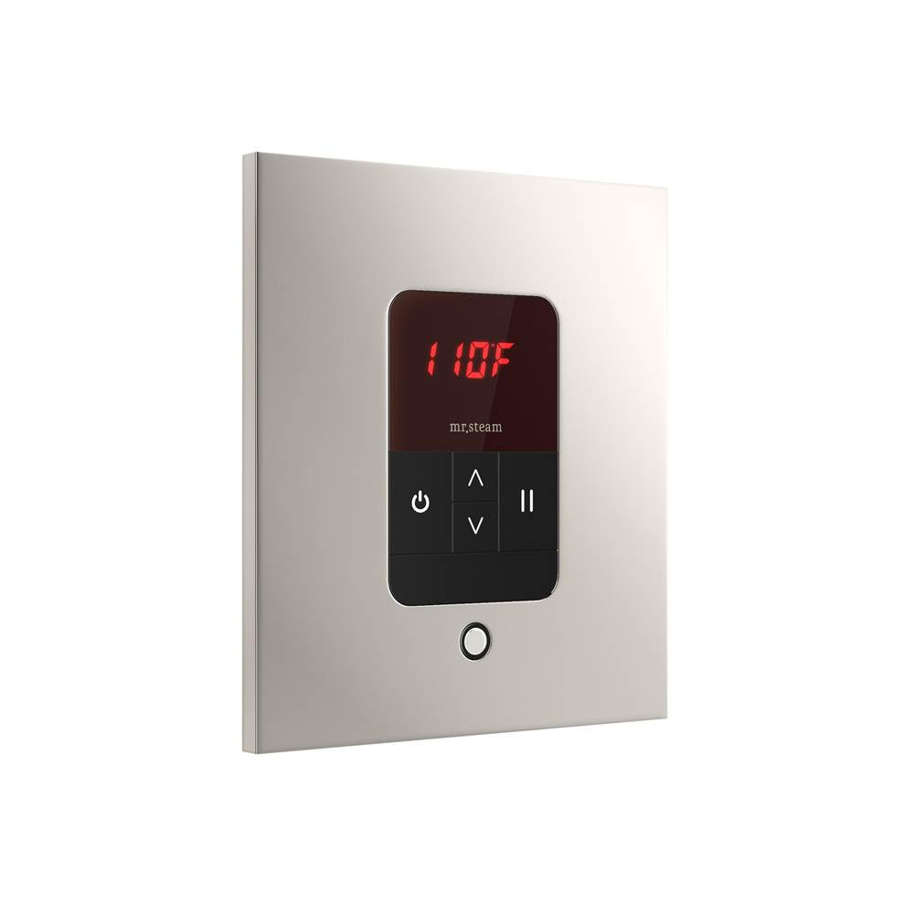iTempoPlus Steam Shower Control and Aroma Designer SteamHead in Square Brushed Bronze
