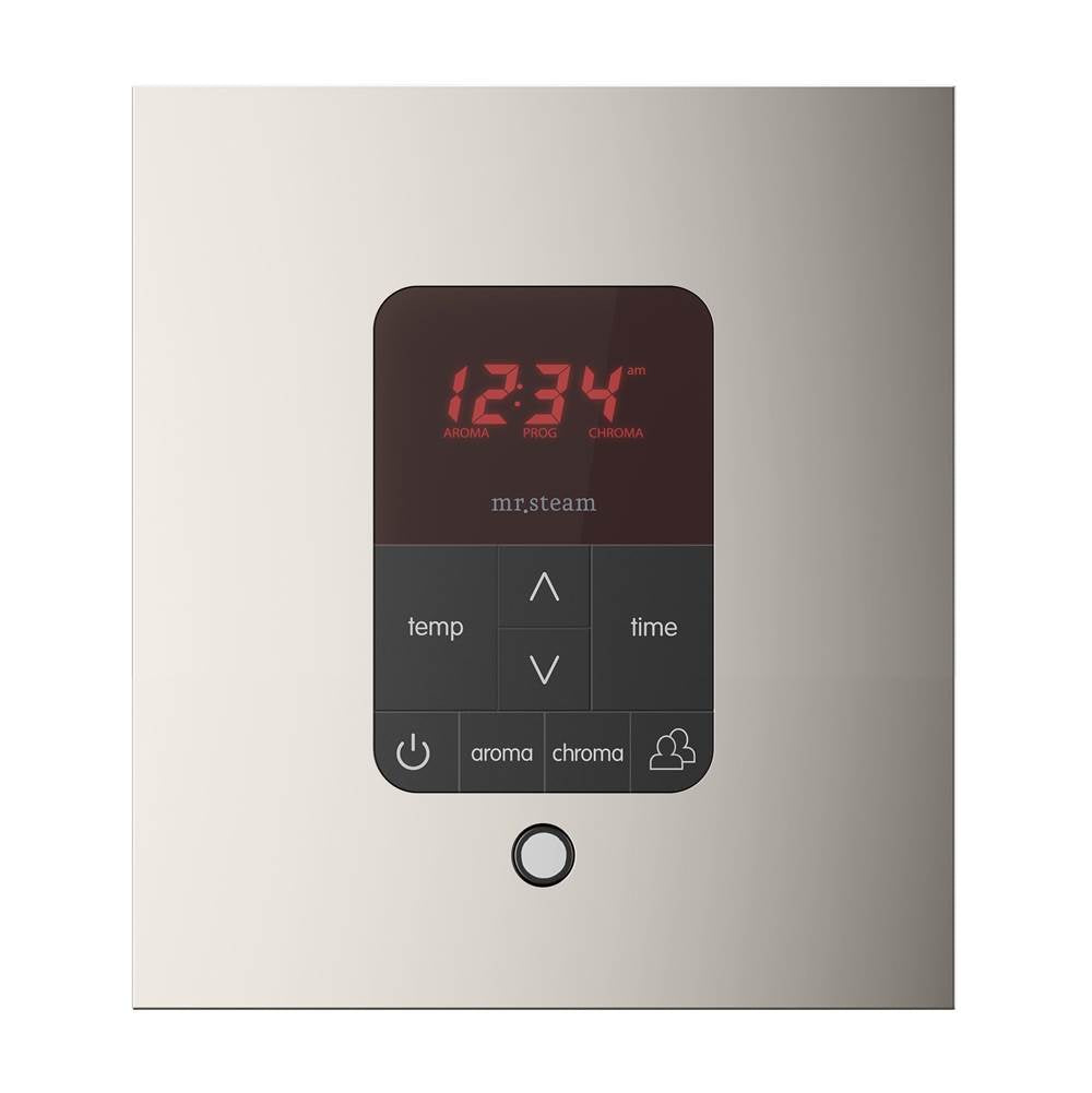 iTempoPlus Steam Shower Control and Aroma Designer SteamHead in Square Brushed Bronze