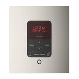 iTempoPlus Steam Shower Control and Aroma Designer SteamHead in Square Brushed Bronze