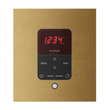 iTempoPlus Steam Shower Control and Aroma Designer SteamHead in Square Brushed Bronze