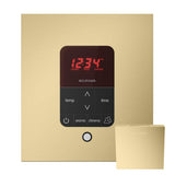 Mr. Steam - iTempoPlus Steam Shower Control and Aroma Designer SteamHead in Square Satin Brass - Satin Brass