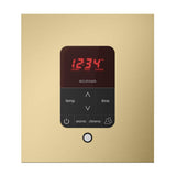 iTempoPlus Steam Shower Control and Aroma Designer SteamHead in Square Brushed Bronze