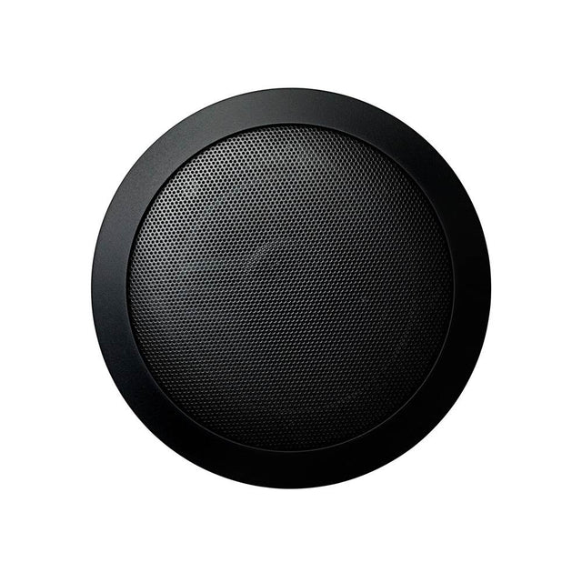 Mr. Steam - 6.5 in. W. MusicTherapy Speaker in Round Black - Black
