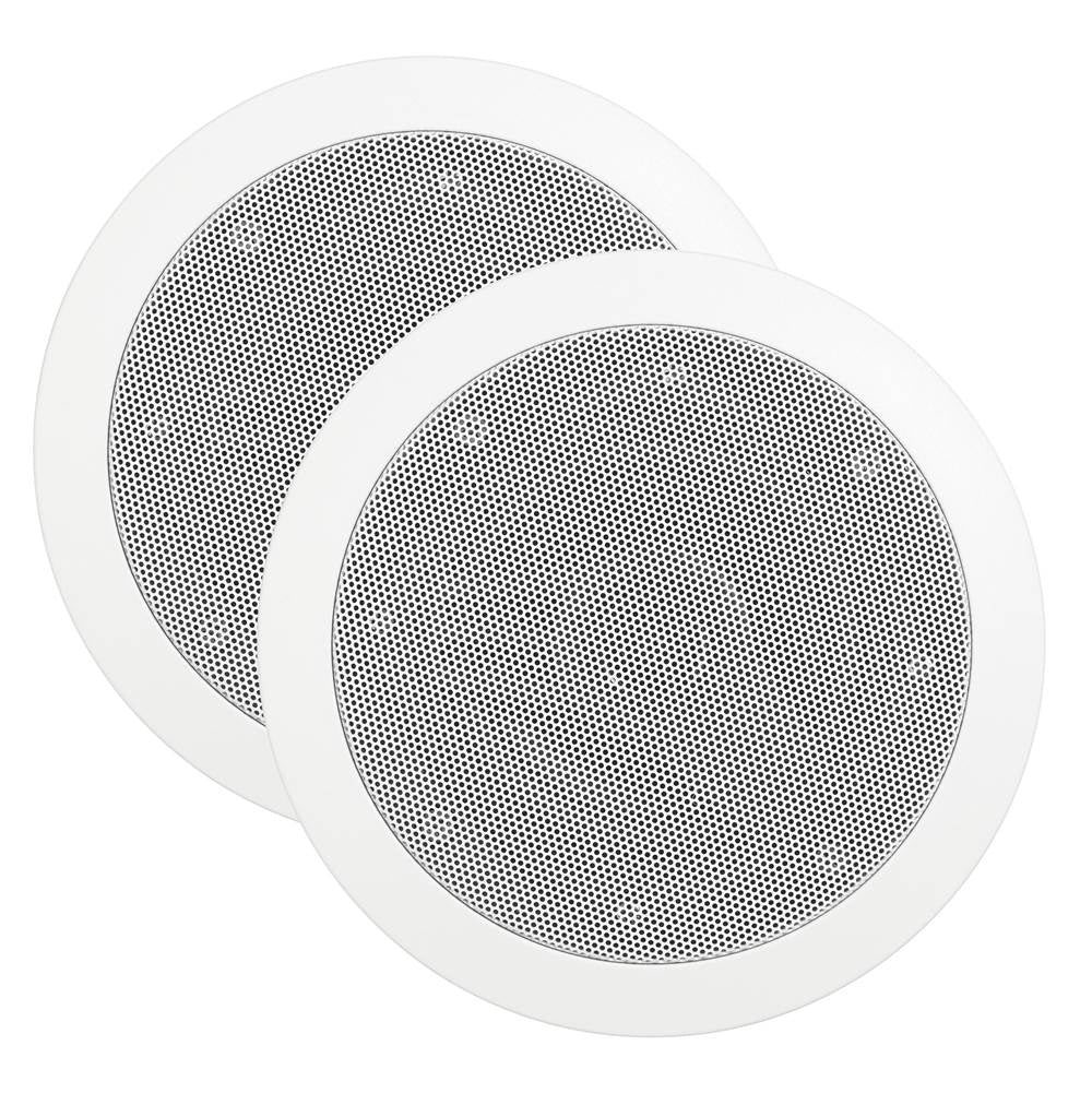 6.5 in. W. MusicTherapy Speaker in Round Black