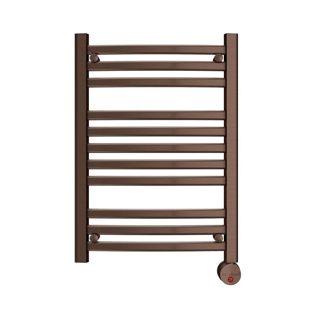 Mr. Steam - Broadway 20 (in.) Wall-Mounted Towel Warmer in Brushed Bronze - Brushed Bronze