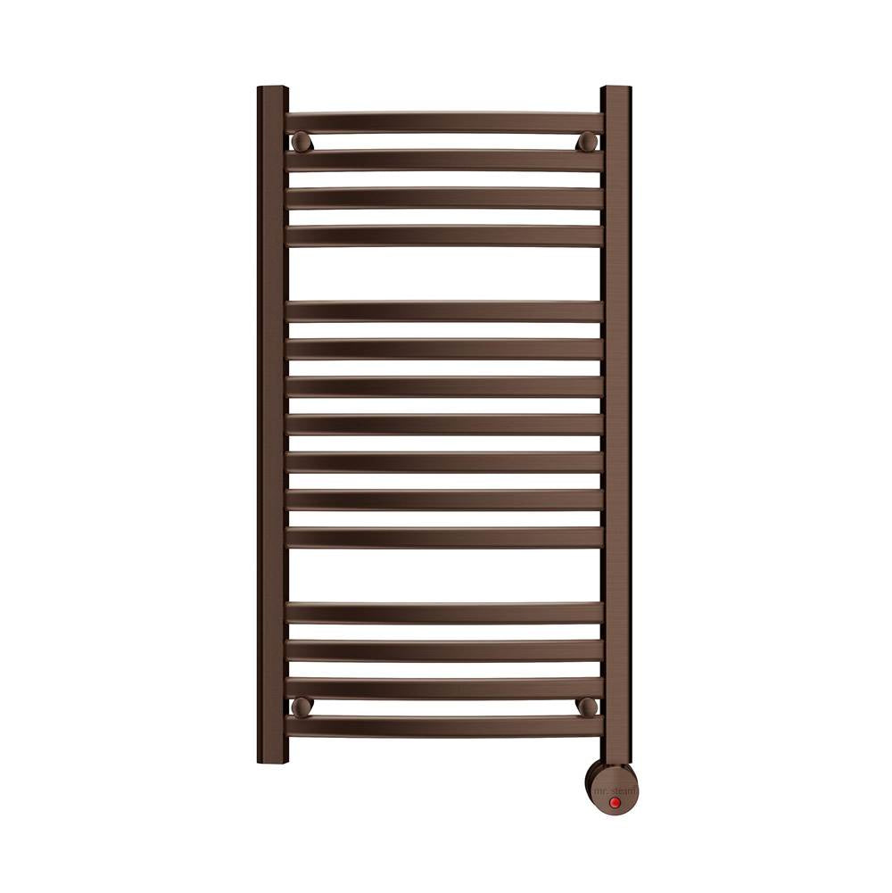 Mr. Steam - Broadway 20 (in.) Wall-Mounted Towel Warmer in Brushed Bronze - Brushed Bronze