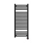 Mr. Steam - Broadway 20 (in.) Wall-Mounted Towel Warmer in Matte Black - Matte Black