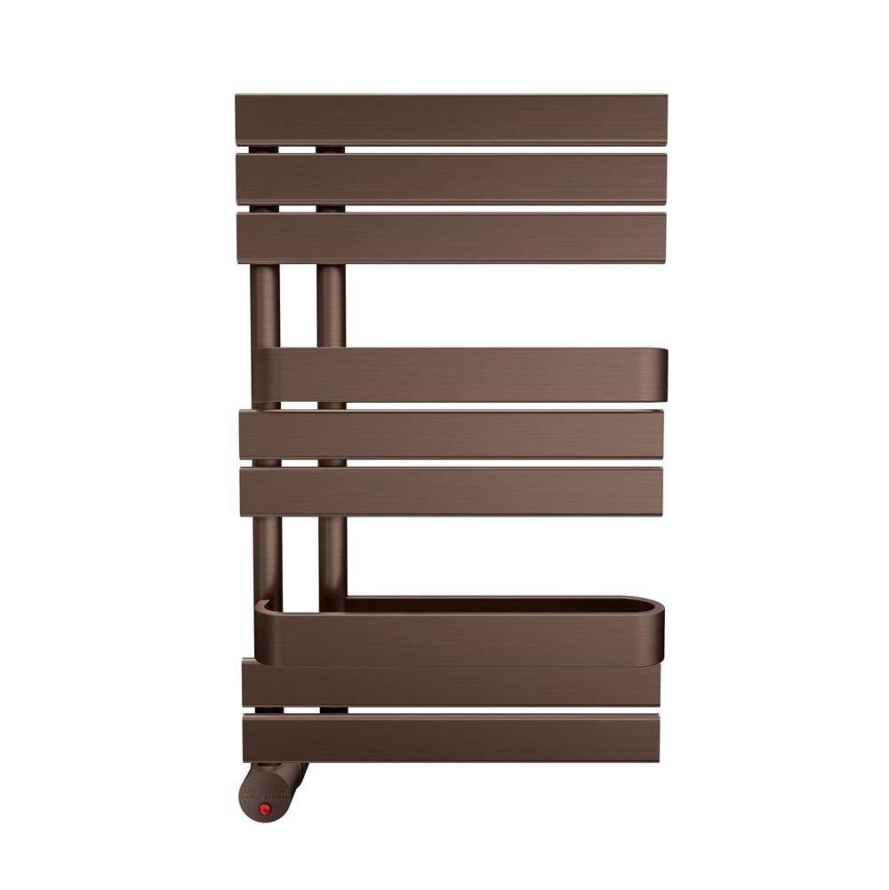 Mr. Steam - Tribeca 19.9 (in.) Wall-Mounted Towel Warmer in Brushed Bronze - Brushed Bronze