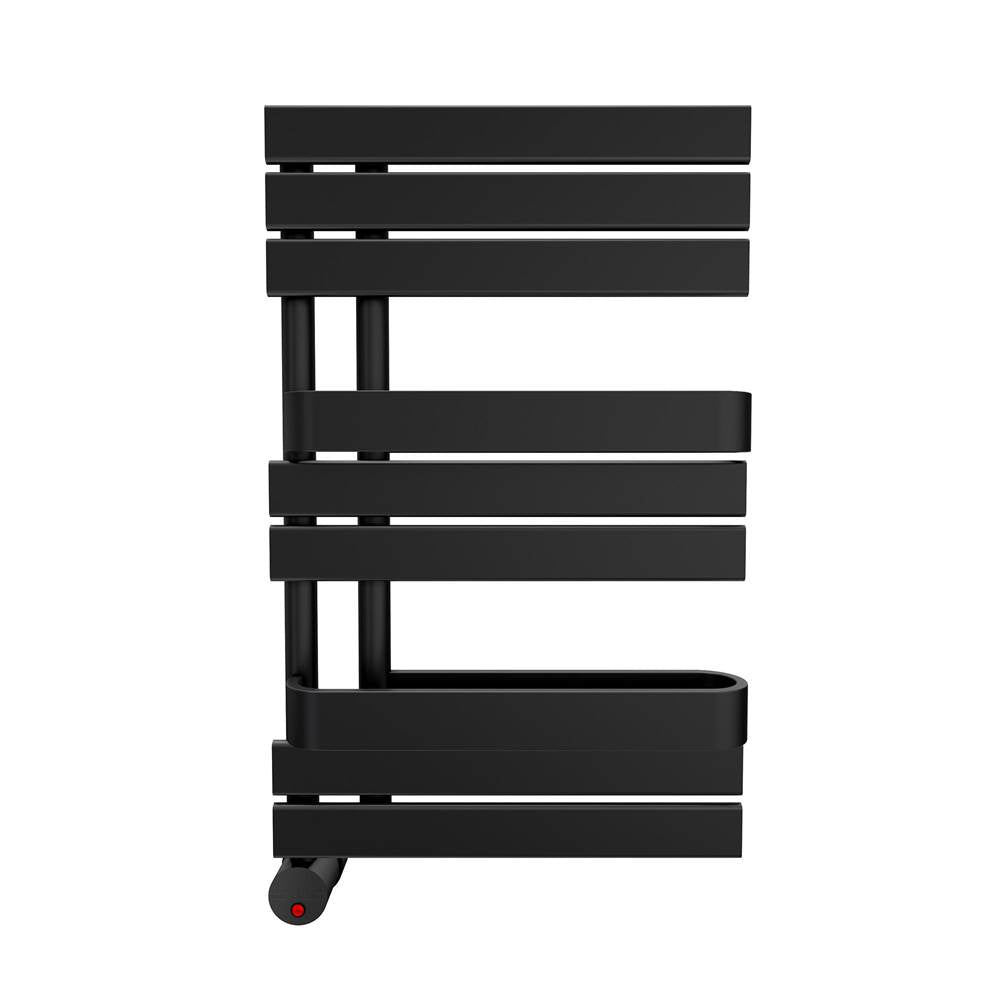 Mr. Steam - Tribeca 19.9 (in.) Wall-Mounted Towel Warmer in Matte Black - Matte Black