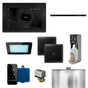 Mr. Steam - XDream Linear Programmable Steam Generator Control Kit with iSteamX Control and Linear Steamhead in Black Matte Black - Black Matte Black