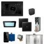 Mr. Steam - XDream Programmable Steam Generator Control Kit with iSteamX Control and Aroma Glass Steamhead in Black Matte Black - Black Matte Black