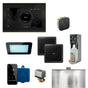 Mr. Steam - XDream Programmable Steam Generator Control Kit with iSteamX Control and Aroma Glass Steamhead in Black Polished Brass - Black Polished Brass