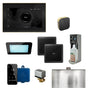 Mr. Steam - XDream Programmable Steam Generator Control Kit with iSteamX Control and Aroma Glass Steamhead in Black Satin Brass - Black Satin Brass