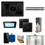 Mr. Steam - XDream Max Linear Programmable Steam Generator Control Kit with iSteamX Control and Linear Steamhead in Black Matte Black - Black Matte Black