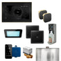 Mr. Steam - XDream Max Programmable Steam Generator Control Kit with iSteamX Control and Aroma Glass Steamhead in Black Satin Brass - Black Satin Brass